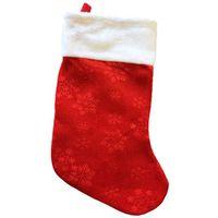 Hometown Holidays 28909 Christmas Stocking, Polyester, Red/White
