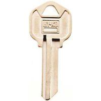 Hy-Ko 11010KW1 Key Blank, Brass, Nickel, For: Kwikset Cabinet, KW1 Key Number, House Locks and Padlocks