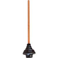 ProSource 8324-B-D3L Plunger, 24-5/8 In OAL, 5-1/2 in Cup, Long Handle