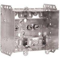 Hubbell 2104LLEU2BAR Device Box, 2-Gang, Metal