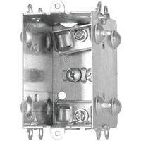 Hubbell 1104LHUBAR Device Box, 12-1/2 cu-in, Metal, 1-Gang