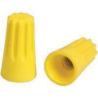 Hubbell HWCS4M40 Twist On Connector, 22 to 10 AWG Wire, Thermoplastic Housing Material, Yellow