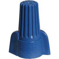 Hubbell HWCW4C3 Winged Wire Connector, 14 to 6 AWG Wire, Thermoplastic Housing Material, Blue