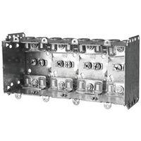 Hubbell 2104LLEU4BAR Device Box, 4-Gang, Metal