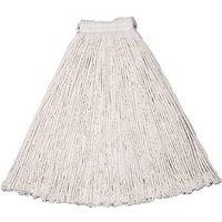 Rubbermaid FGV11700 WH00 Wet Mop Head, White, 1 in Headband
