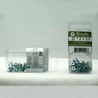 Reliable FKNPZ658MR Series Screw  #6-18 Thread  5/8 in L  Full Thread  Flat Head  Square Drive  Regular Point  Steel