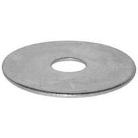 Reliable FWZ38VP Fender Washer, Flat, 27/64 in ID, 1-17/32 in OD, 5/64 in Thick, Steel, Zinc, 75 BX