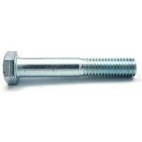 Reliable HC2Z14114L Hex Bolt, 1/4-20 Thread, 1-1/4 in OAL, 2 Grade, Steel, Zinc, Coarse, Partial Thread, 50/PK