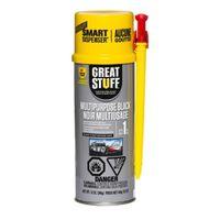 Great Stuff 99112808 Insulating Foam Sealant, Black, 8 hr Functional Cure, 40 to 100 deg F, 12 oz