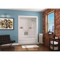 ASPEN SHWR/TUB 60X32X85IN WHT 3PC RH DRAIN