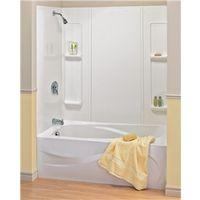 TUB-SURROUND ELAN WHT 5PC 59IN