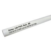 IPEX 22750 Pipe, 1 in, 10 ft L, SCH 40 Schedule, White