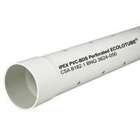 PVC PIPE SEWER & DRAIN PERF. 4IN X 10FT CSA