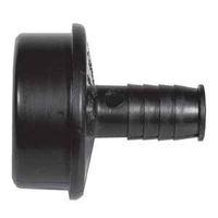 IPEX 027278 Dishwasher Pipe Adapter, 1-1/2 x 1/2 in, Spigot x Barb, ABS, Black