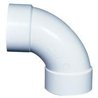 IPEX 040214 Pipe Elbow, 4 in, Hub, 90 deg Angle, PVC