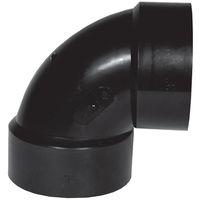 IPEX 027121 Pipe Elbow, 1-1/2 in, Hub, 90 deg Angle, ABS