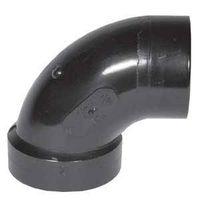 IPEX 027231 Pipe Elbow, 1-1/2 in, Hub x Spigot, 90 deg Angle, ABS, SCH 40 Schedule