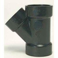 IPEX 027201 Pipe Wye, 3 x 3 x 1-1/2 in, Hub, ABS, SCH 40 Schedule