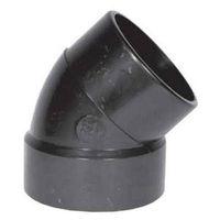 IPEX 027222 Pipe Elbow, 2 in, Hub x Spigot, 45 deg Angle, ABS, SCH 40 Schedule