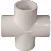 IPEX 435472 Pipe Cross, 1-1/4 in, PVC, SCH 40 Schedule