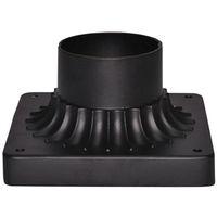 Boston Harbor DG-P01BL Pier Light Mount, For: For Outdoor Post Lantern