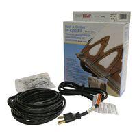 EasyHeat ADKS Series ADKS300 Roof and Gutter De-Icing Cable, 60 ft L, 120 V, 300 W