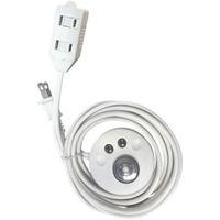 PowerZone ORFSL783609 Extension Cord, 16 AWG Cable, 1-15P Polarized Plug, 1-15R Polarized Receptacle, 9 ft L, 13 A