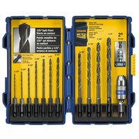 Irwin 4935643 Impact Ready Drill Bit Set, 12-Piece, HSS, Black Oxide