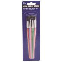ProSource A 90180 Artist Brush Set, Plastic Handle