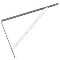 BRKT SHLF L H DTY MTL WHT 16IN