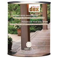 PRESERVATIVE WOOD 946ML BROWN