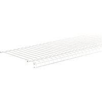 ClosetMaid SuperSlide 4717 Wire Shelf, 60 lb, 1-Level, 12 in L, 72 in W, Steel, White