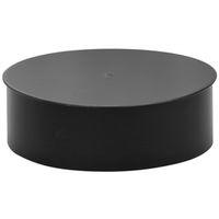 END CAP SNGL-WALL BLK 24GAX6IN