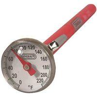 General Tools 321 Stem Thermometer, 0 to 220 deg F, Analog Display