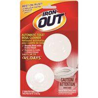 Iron OUT C-AT12T Toilet Bowl Cleaner, 3.2 oz, Tablet, Pine, White