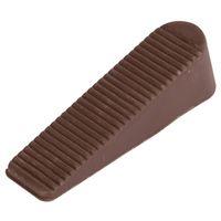 ProSource FE-50924-PS Door Stop, 1 in W x 4 in L x-1/4 in H Projection, Rubber, Brown