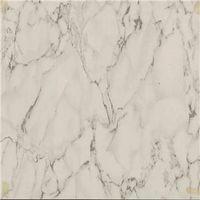 ProSource CL1201 Vinyl Self-Adhesive Floor Tile, 12 in L Tile, 12 in W Tile, Square Edge, Marble White
