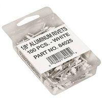 Amerimax 84025 Gutter Rivet, 1-1/2 in L, Aluminum, 100/PK
