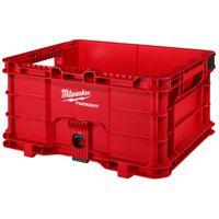 Milwaukee PACKOUT 48-22-8440 Crate, 1872 cu-in Capacity, Polymer, 16 in L, 13 in W, 9 in H