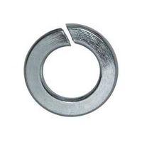 Reliable SLWZ516VP Spring Lock Washer, Regular Helical, 21/64 in ID, 37/64 in OD, 5/64 in Thick, Steel, Zinc, 100 BX