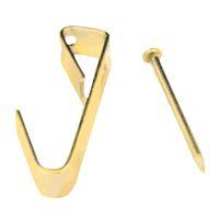 Reliable PHN100MR Picture Hook, 100 lb, Brass, Zinc