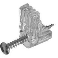 Reliable PMC316MR Mirror Clip, Plastic, Clear, 4 PK