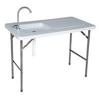 Diamondback 18200 Extendable Table Game, 44 in OAW, 23 in OAD, 32-1/2 in OAH, Steel Frame, Plastic Tabletop