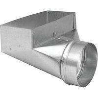 Imperial GV0612 Angle Boot, 3 in L, 10 in W, 5 in H, 90 deg Angle, Steel, Galvanized
