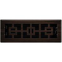Imperial RG3282-B Floor Register, 10 in W Duct Opening, 3 in H Duct Opening, Polystyrene, Oil-Rubbed Bronze