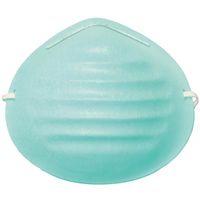 Safety Works 10028560 Non-Toxic Dust Mask, One-Size Mask, Polyester Facepiece, Green