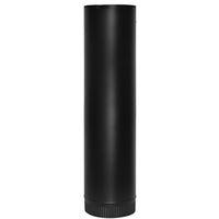 Imperial BM0121 Stove Pipe, 7 in Dia, 36 in L, Steel, Black