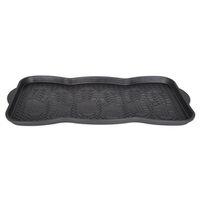 Diamondback 76055 Boot/Shoe Tray, 29-1/2 in L, 15 in W, Plastic Surface, Black