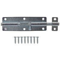 ProSource CL-701-PS Barrel Bolt, 0.31 Dia in Bolt Head, 6 in L Bolt, Steel, Zinc