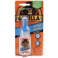 Gorilla 112381 Super Glue, Liquid, Sharp, Irritating, Clear, 15 g Bottle